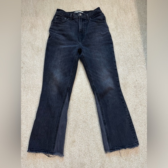 Abercrombie & Fitch The Kick Flare Ultra High Rise Jeans 24 00S - Picture 2 of 10